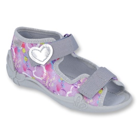 Befado Kinderschuhe 242P086 lila mehrfarbig