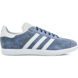 Adidas Gazelle 468 Rohstahl Weiß Schuhe Weiß blau
