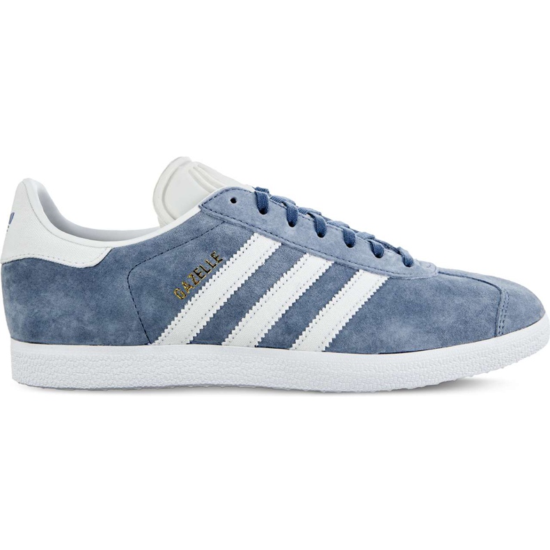 Adidas Gazelle 468 Rohstahl Weiß Schuhe Weiß blau