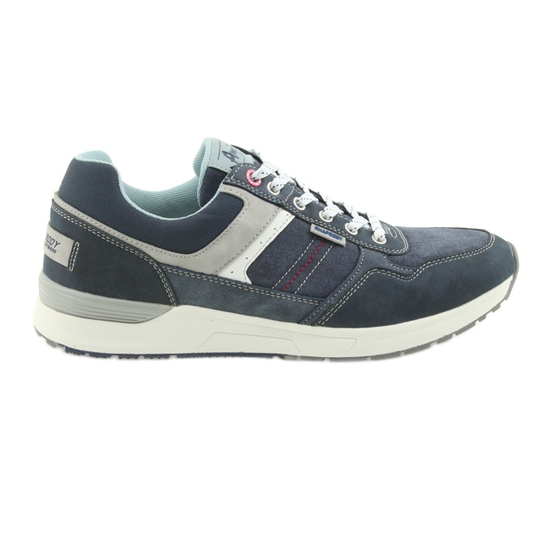 American Club ADI American RH17 Herren-Denim-Sportschuhe grau navy blau