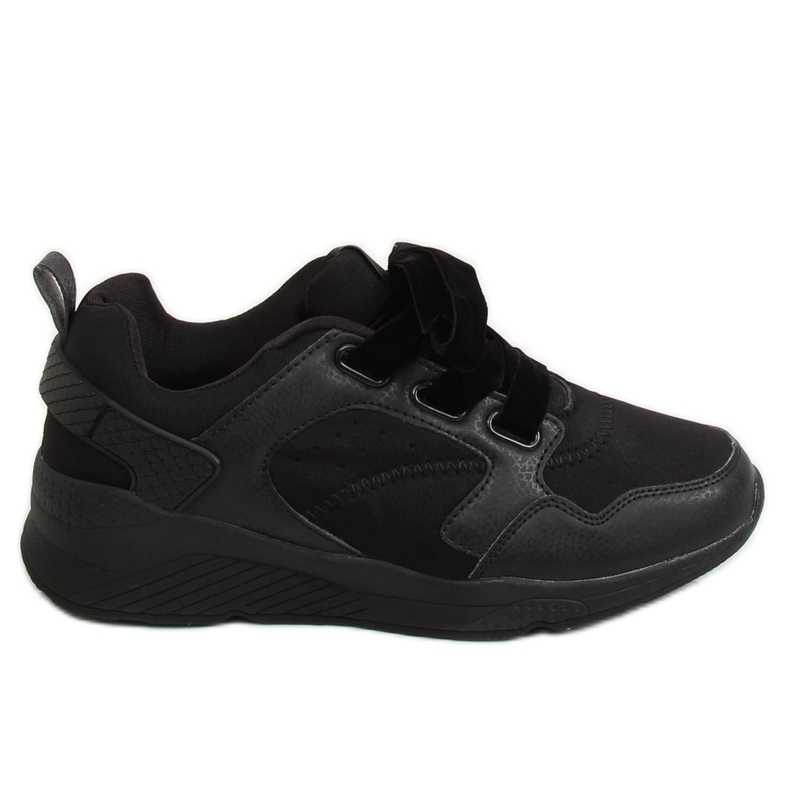 Schwarz 520-7 Schwarze Sportschuhe