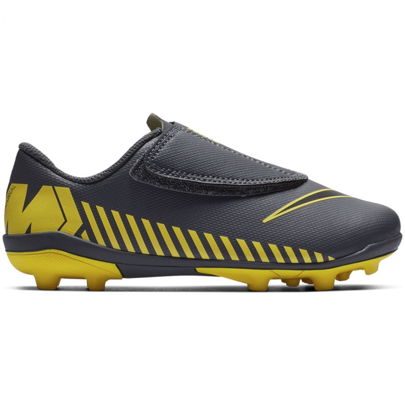 Nike Mercurial Vapor 12 Club PS (V) Mg Jr AH7351-070 Fußballschuhe mehrfarbig grau