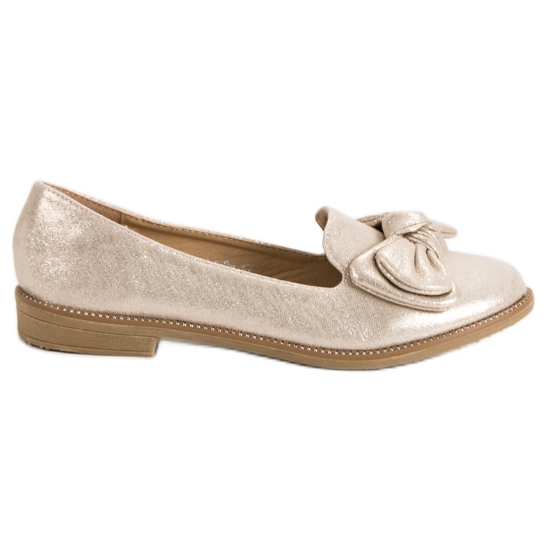 Forever Folie Goldene Ballerina mit Schleife