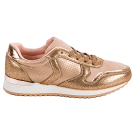 Lässige Sportschuhe gelb