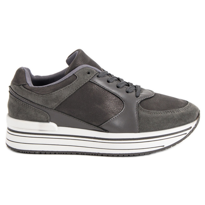 Bequeme Sportschuhe grau