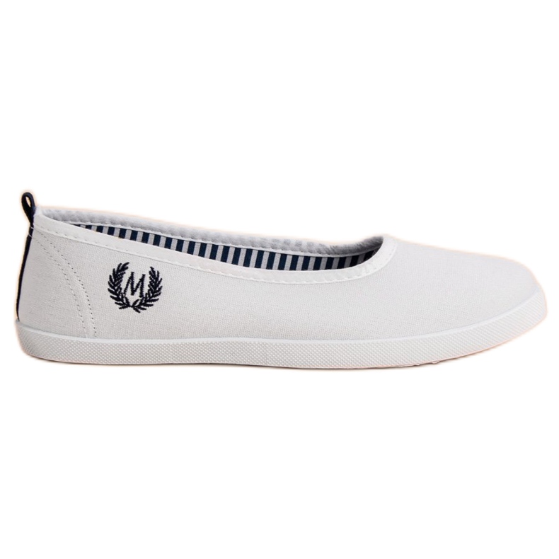 McKey Weiße Textilballerina