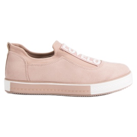 Ideal Shoes Lovelo Slip-On-Sneakers braun