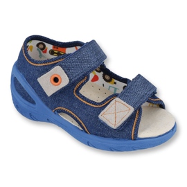 Befado Kinderschuhe PU 065X126 blau navy blau