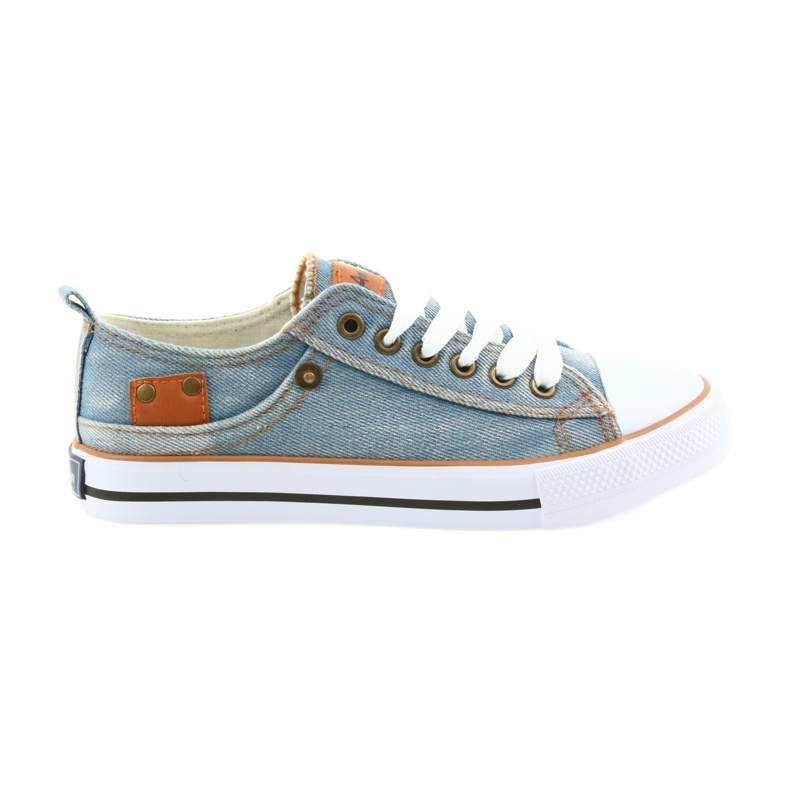 American Club Jeans-Sneakers blau