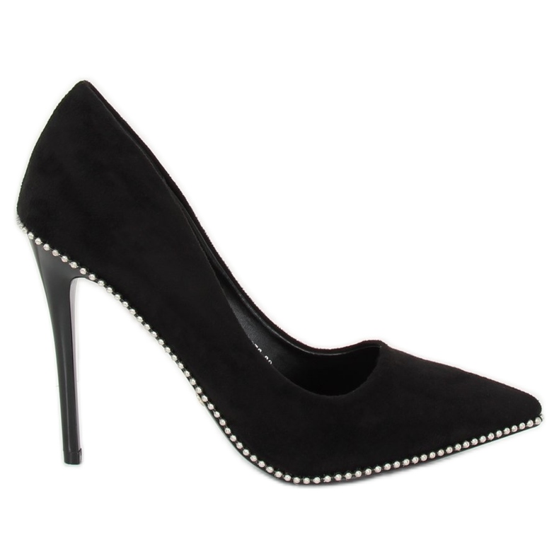 Pumps auf schwarzem Pin P-6378 Black