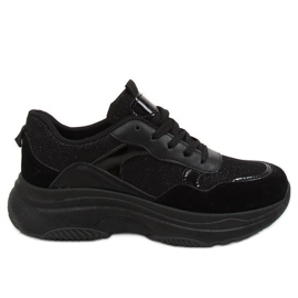 Schwarze Sportschuhe B318-18 Schwarz