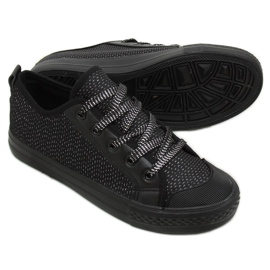 Schwarze Damen Sneaker BOK-1138 Schwarz