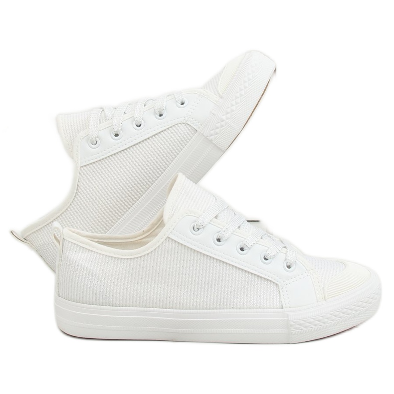 Weiße Damen Sneaker BOK-1138 Weiß