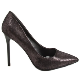 Graphite Damen High Heels AT-0596-L Spear schwarz mehrfarbig