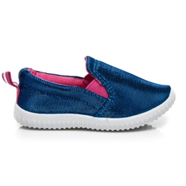 Haker Glänzender Slip Ony blau