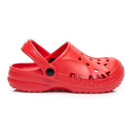 Bequeme Hausschuhe rot