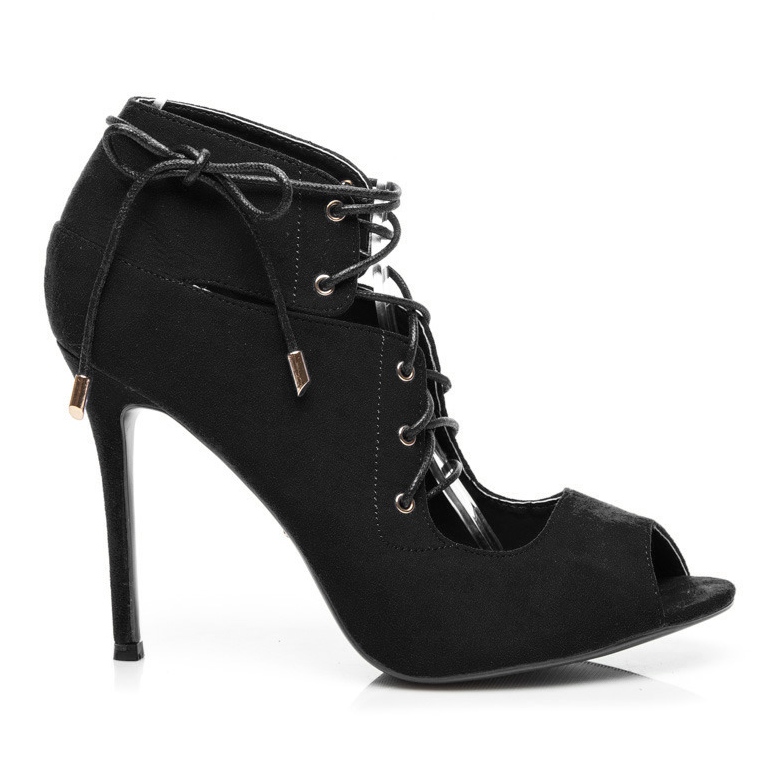 Vices Mirella gebundene Sandalen schwarz