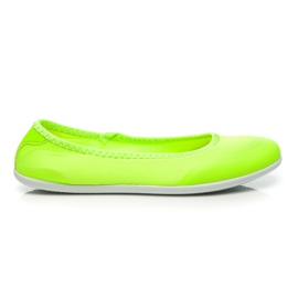 Renda Sport Slip-On Ballerinas gelb