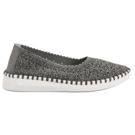 Filippo Ballerina in Blumen grau