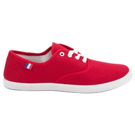 McKey Klassische rote Turnschuhe
