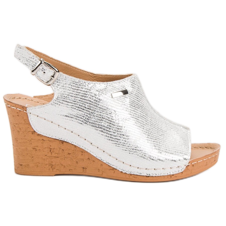 Filippo Leichte Keilsandalen grau