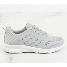 BOK-1181 Silbergraue Sportschuhe