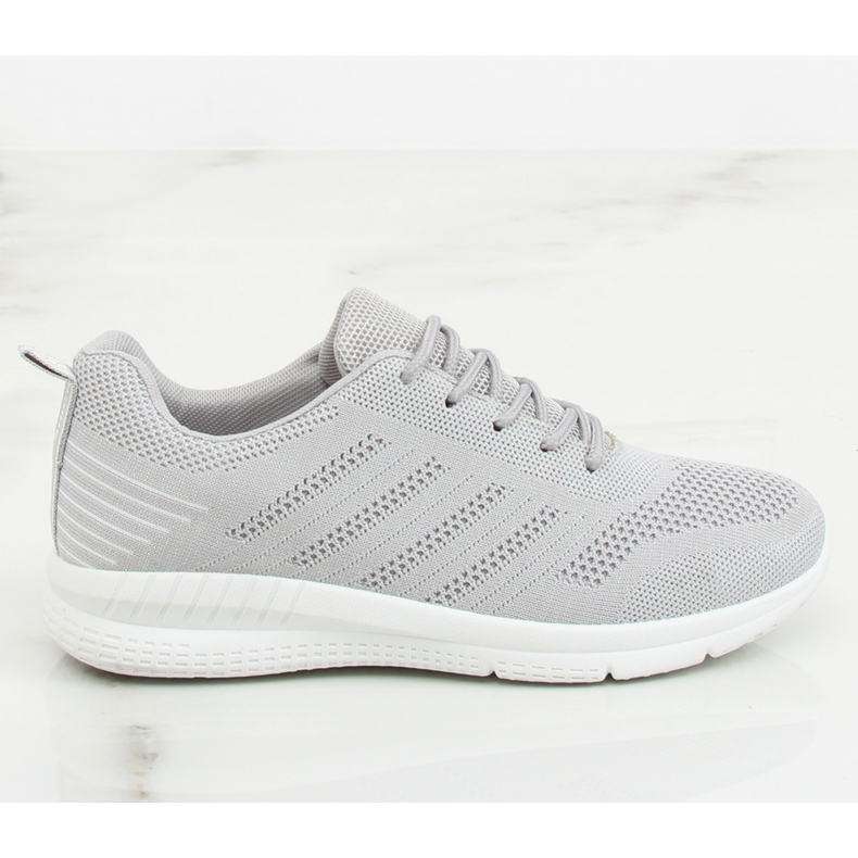 BOK-1181 Silbergraue Sportschuhe