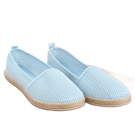 Blaue Mesh-Espadrilles JX1029 L.BLUE