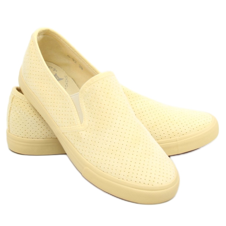 Gelbe Slip-On-Sneakers G-92 Gelb