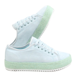 Blaue Espadrilles R-365 LT.BLUE Sneakers