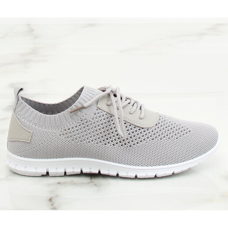 Graue Socken K-379 Grau