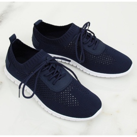 K-379 Blaue Sockenblau Sportschuhe marineblau