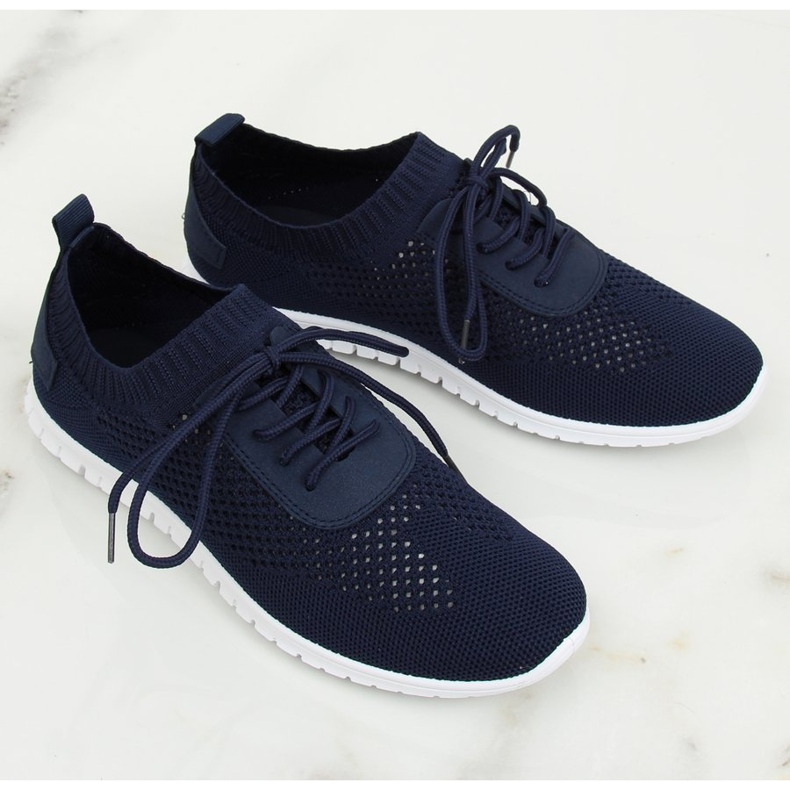 K-379 Blaue Sockenblau Sportschuhe navy blau