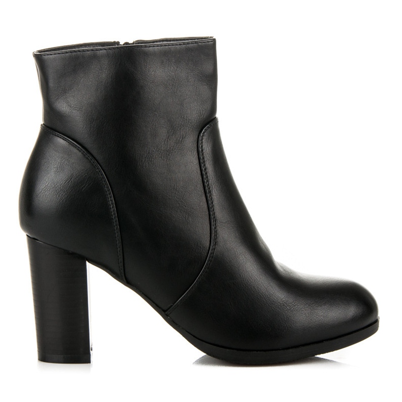 Super Mode Bequeme Stiefel auf einem Pfosten schwarz