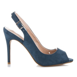 Seastar Wildlederschuhe mit Schnalle blau