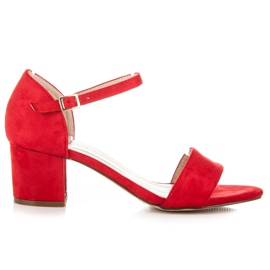 Poti Pati Sandalen mit Schnallen rot