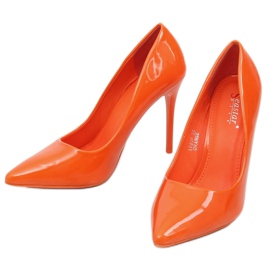 Orange Damen High Heels LE03P Orange