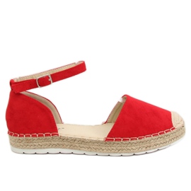 Rote Damen Espadrilles JH85 Rot