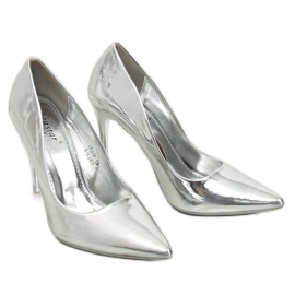 Silbermetallic-Pins LE05P Silber grau