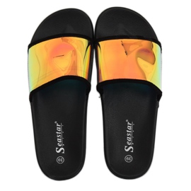 Benzinfarbe schwarze Hausschuhe CK80P Schwarz