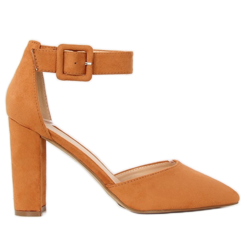 Pumps auf dem Postkamel SY33P Camel braun
