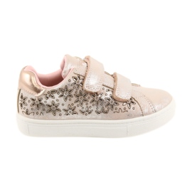 American Club ADI American floral Kindersportschuhe grau rosa