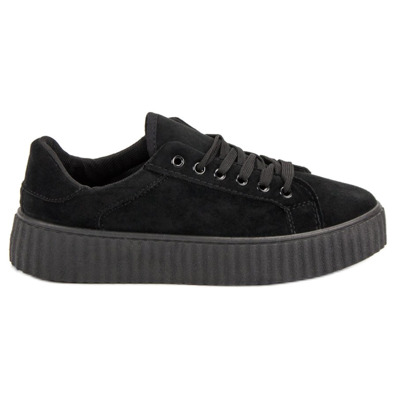 Seastar Creepers aus schwarzem Wildleder