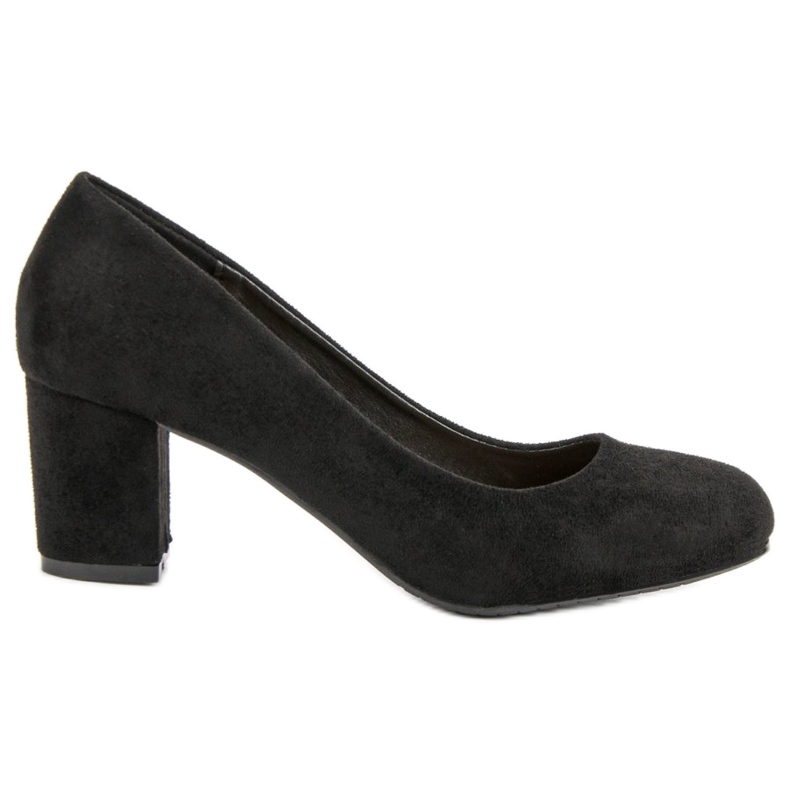Nio Nio Schwarze Wildleder Pumps