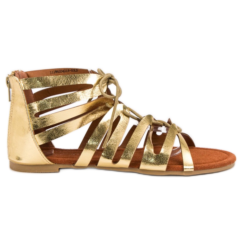 Evento Goldene gebundene Sandalen