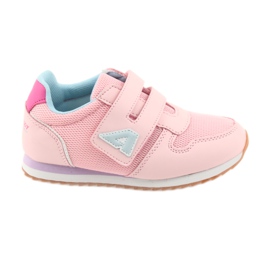 American Club Amerikanische Joggingschuhe für Mädchen violett blau rosa