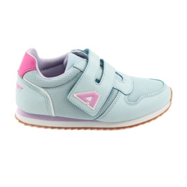 American Club Amerikanische Joggingschuhe für Mädchen lila blau rosa