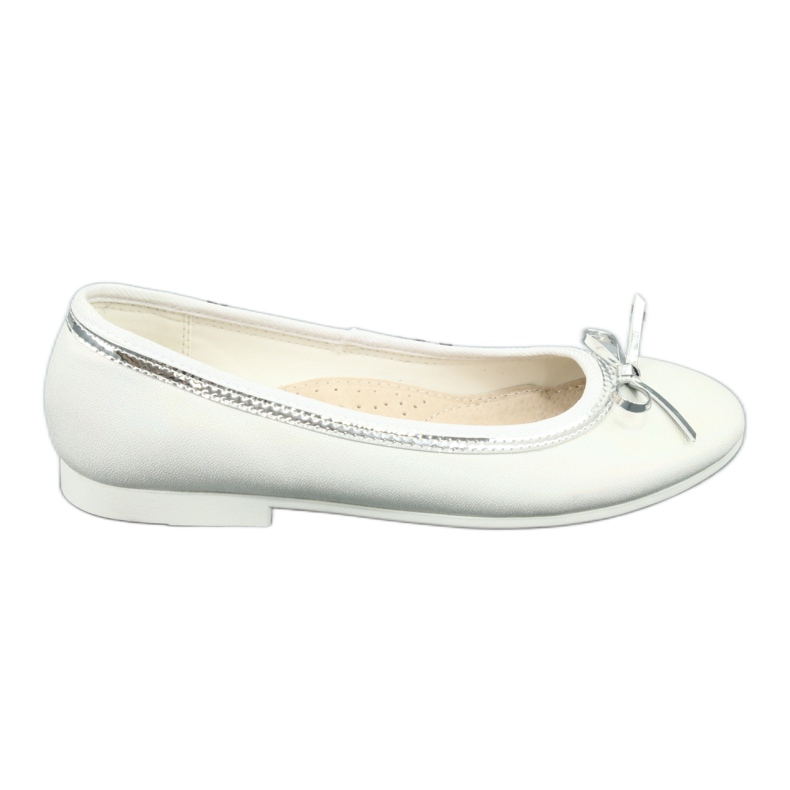 Ballerinas mit Schleife weiße Perle American Club GC29 / 19 mehrfarbig