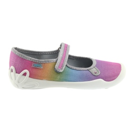 Befado Kinderschuhe 114Y350 lila blau mehrfarbig