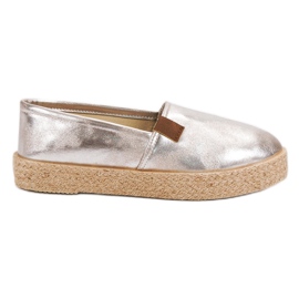 Goldene Espadrilles